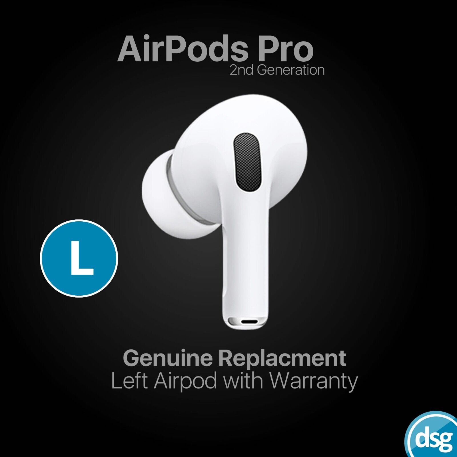 Apple AirPods Pro (2nd generation 2022 - 2023) - Left side Replacement A2699 | eBay Apple AirPods Pro (2nd generation 2022 - 2023) - Left side Replacement A2699 | eBay