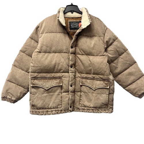 LEVIS DENIM PUFFER JACKET Size : L