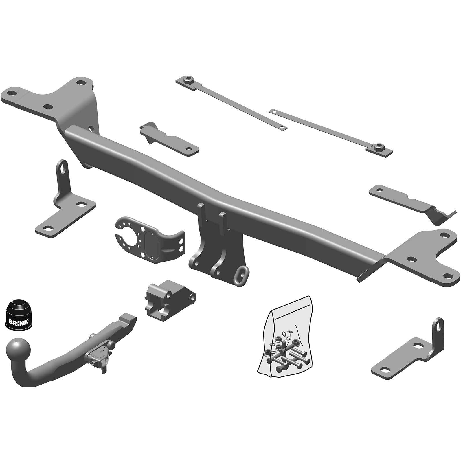 Brink Towbar for Suzuki Grand Vitara 3 Door ONLY 20052012 Detachable