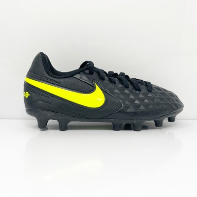 

Черные футбольные бутсы Nike Boys Tiempo Legend 8 Club AT5881-070, размер 12C, Черный, Tiempo Legend 8 Club
