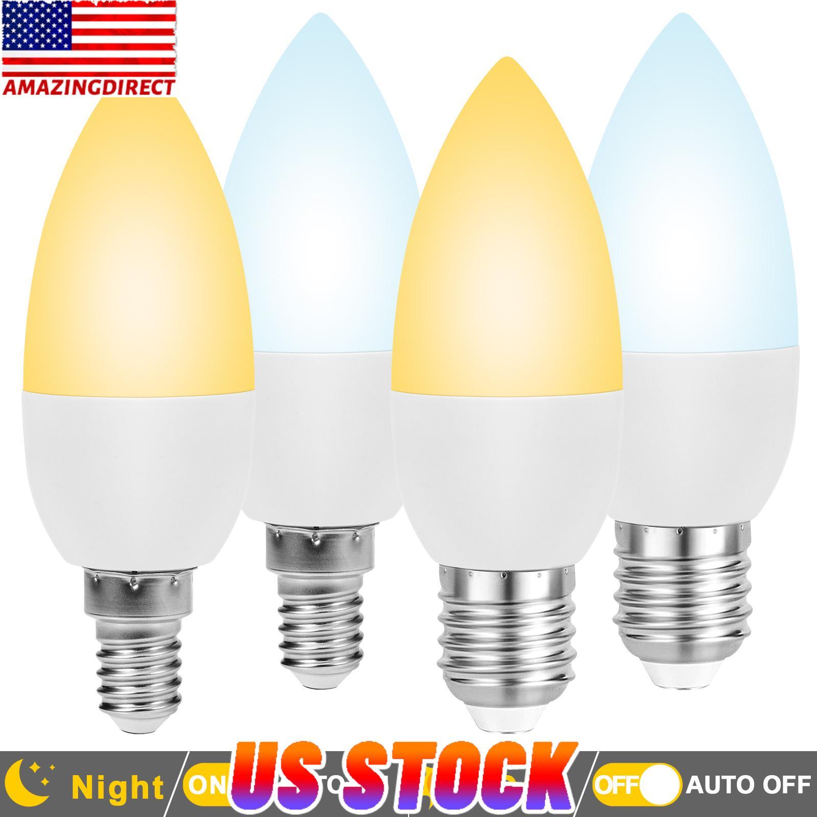 Candelabra Dusk To Dawn Sensor Home Outdoor Yard Light