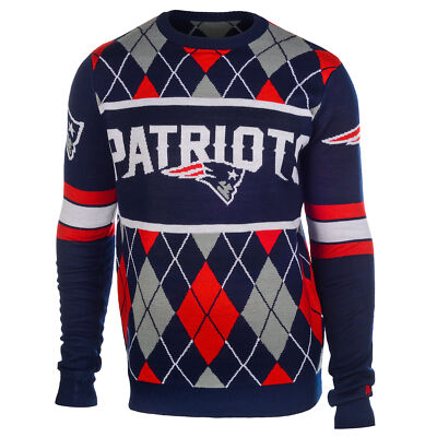 New England Patriots EXCLUSIVE NFL Ugly Argyle Sweater