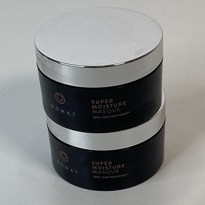 2 Monat Super Moisture Masque w/Rejuveniqe Hair Moisturizer 4.5 fl oz each NEW
