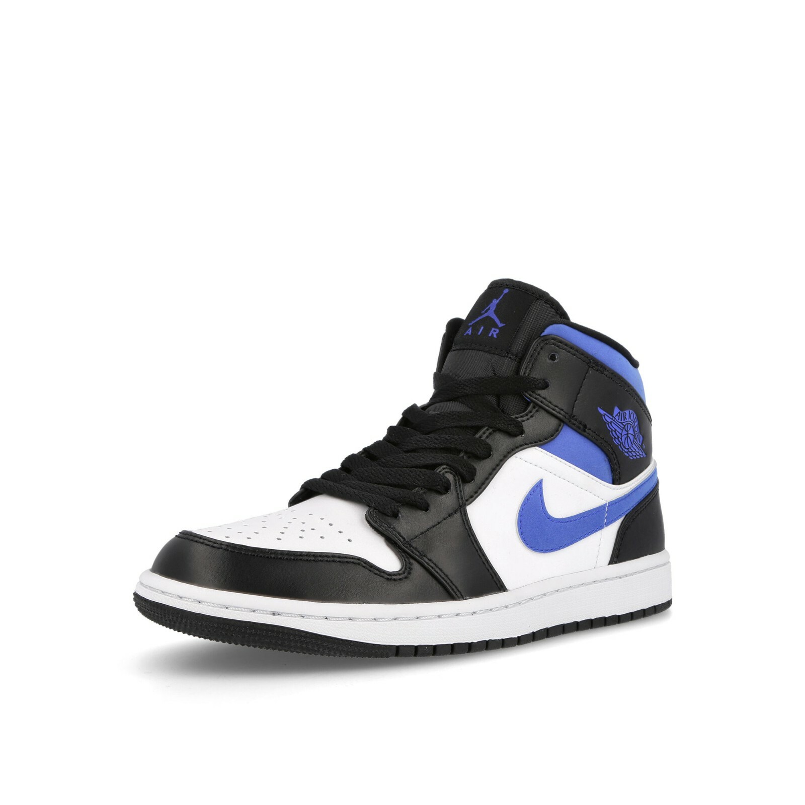 air jordan 1 mid racer blue white