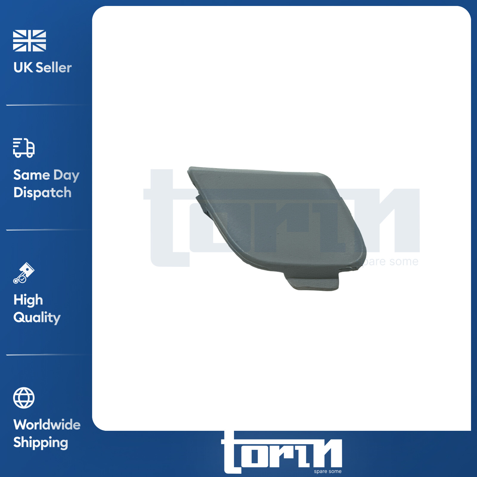 Front Bumper Tow Towing Hook Eye Cover Primed For Ford Focus Mk3 2011-14 1702946