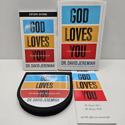 God Loves You : He Always Has by Dr. David Jeremiah CDs/BOOK/STUDY GUIDE 