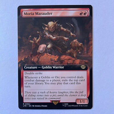 Magic the Gathering LoTR #362 Moria Marauder Rare