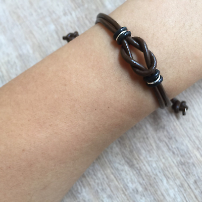 Couples bracelets shop leather
