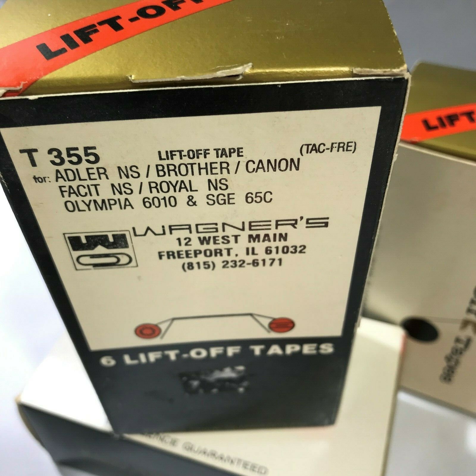 Typewriter Lift Off 15 Correction Tapes T355 Brother Canon Adler Royal Oympia SG