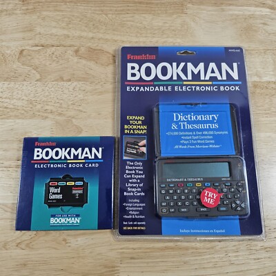 Franklin MWD-440 Bookman Electronic Dictionary Thesaurus And Word Games