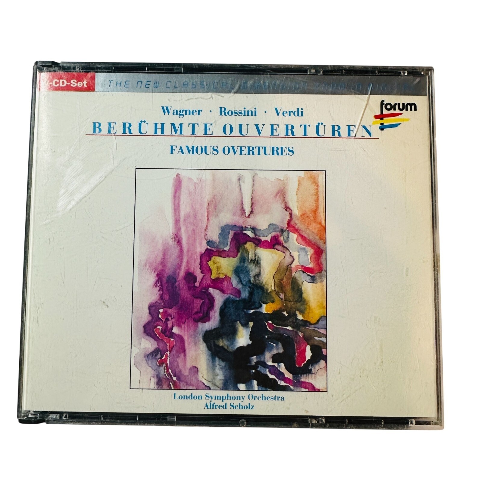 Wagner Rossini Verdi Berühmte Ouvertüren 2-CD Forum London Symphony Orchestra
