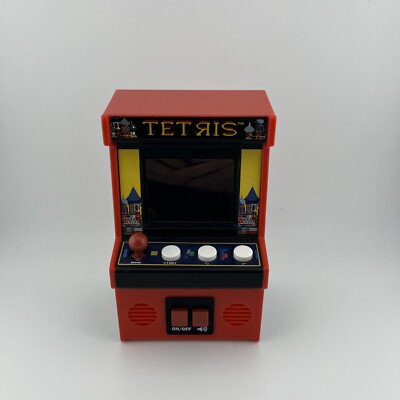 TETRIS Mini Arcade Game Classic Arcade Electronic Video Handheld Game TESTED
