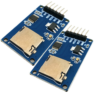 2pcs Micro SD Module SPI Pinout for ESP32 ESP8266 Microcontroller Raspberry TF