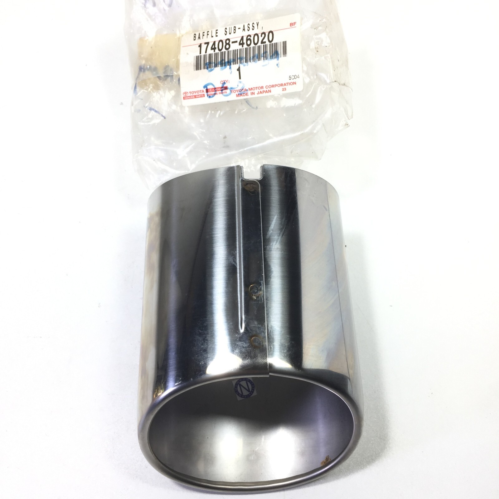 Genuine Toyota Lexus 1740874080 Baffle Sub Exhaust Tail Pipe