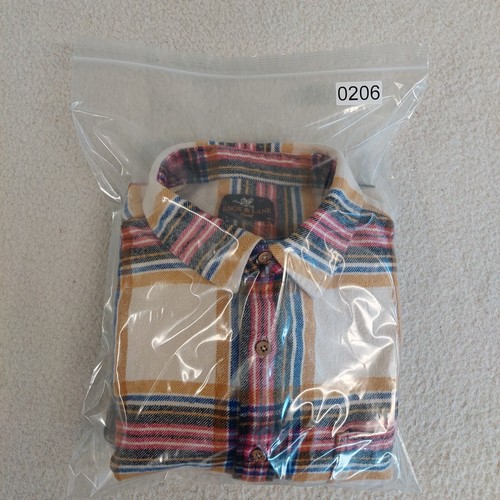 Knox & Lane Adult Large Multi-Colored Plaid Long Sleeve Button Up Flannel
