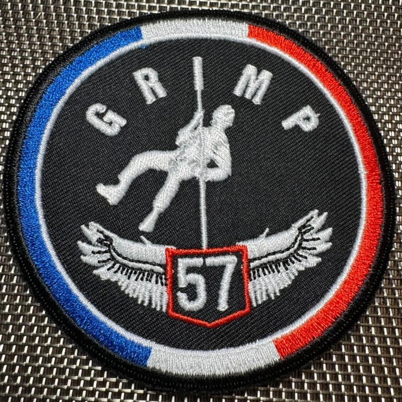 Ecusson Sapeurs Pompiers Grimp 57 (ÃCu 71) Interventions Milieux PÃRilleux. Rare
