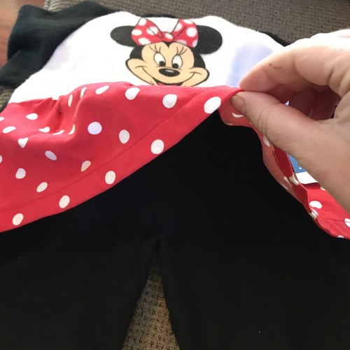 Minnie Mouse Disney Vintage Costume Sleeper Outfit Dress Up NWT Spring Size L