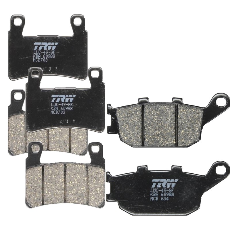 Bremsbelagsatz FÃ¼R Honda Cbr600 F 1999 - 2007 Pc35 BremsbelÃ¤Ge Vorne + Hinten