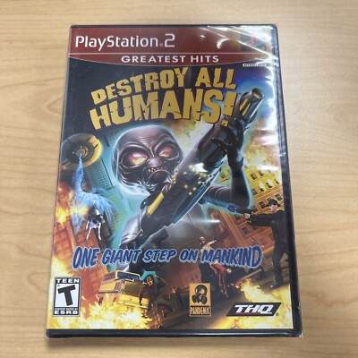Destroy All Humans (Sony PlayStation 2, 2005) NEW SEALED