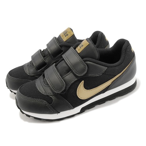 

Nike MD Runner 2 VTB PSV Black Metallic Gold White Kids Preschool CJ6925-001, Черный, Md Runner 2 Vtb Psv