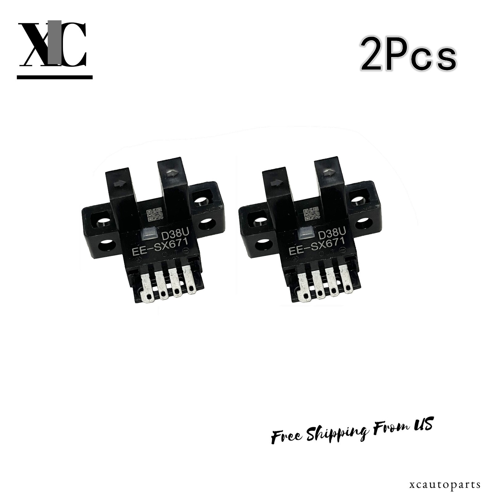 2Pcs New Photo Micro Sensor Limit Switch 5MM Range EE-SX671