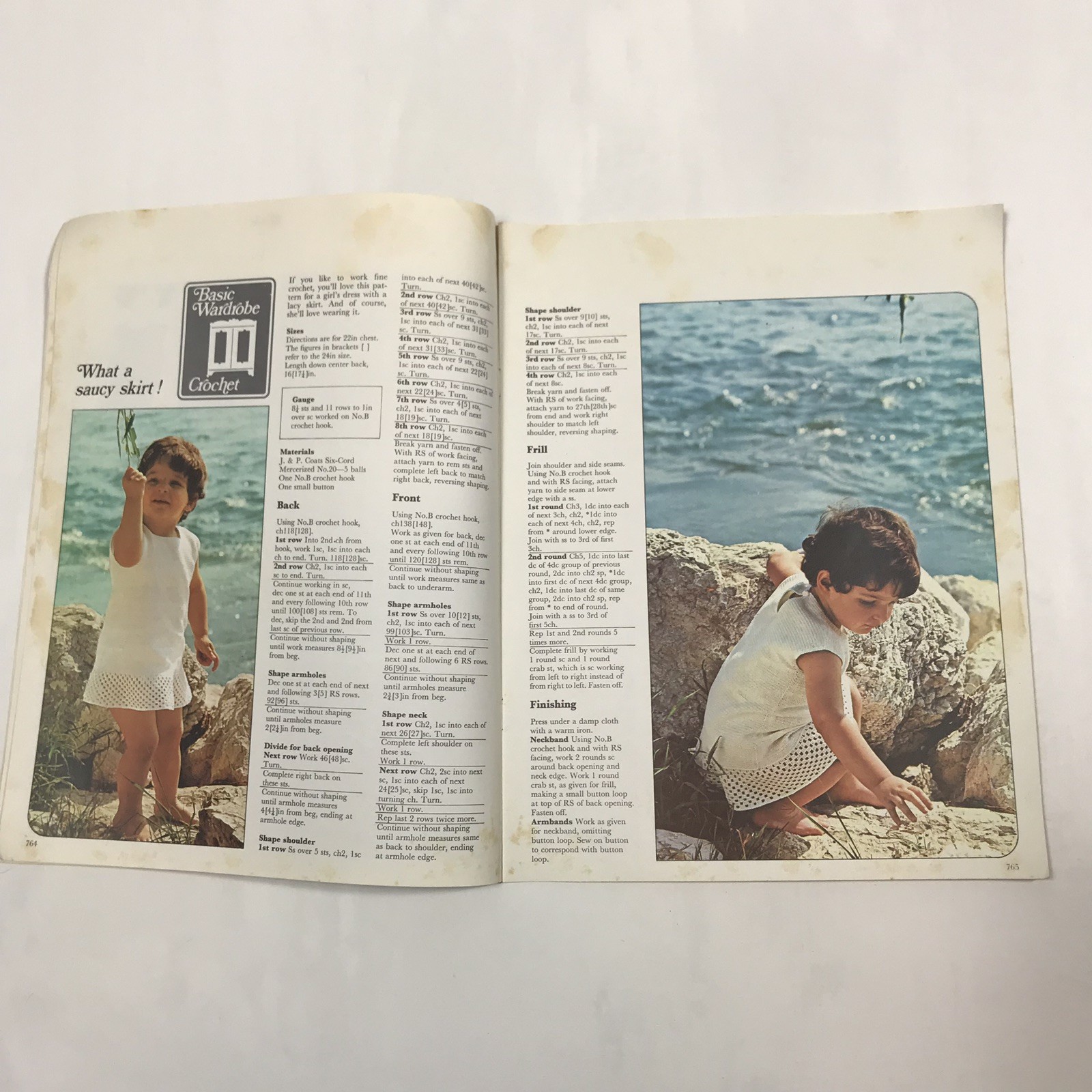 Vintage Golden Hands Magazine 1972 Craft Knitting Sewing Crochet Pattern Fashion