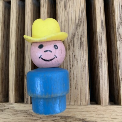 Fisher Price Little People Vintage Cowboy Farmer Son