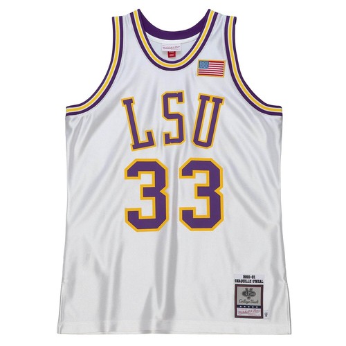 

MITCHELL - NESS NCAA WHITE JERSEY LSU TIGERS 1990 SHAQUILLE ONEAL, Белый