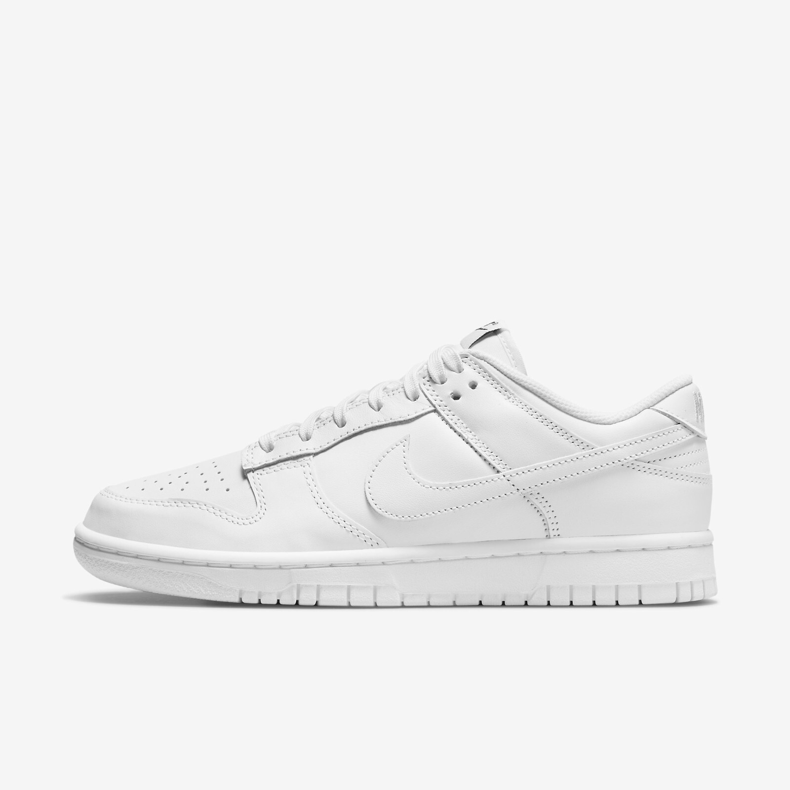 

Женские кроссовки Nike Dunk Low Triple White DD1503-109, White/white/white, Nike Women Dunk Low Triple White