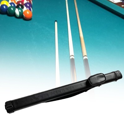 Billiards Pool Cue Case Hard with External Pocket Snooker Cue Storage Pouch