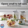 Hamilton Beach Electric Automatic Can Opener with Auto Shutoff, Knife Sharpener, Cord Storage, and SureCut Patented Technology, Extra-Tall, Red