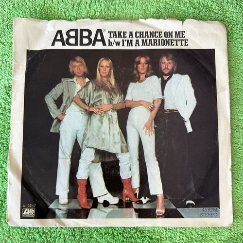 Abba 1977 Take A Chance On Me / I'm A Marionette 45 RPM