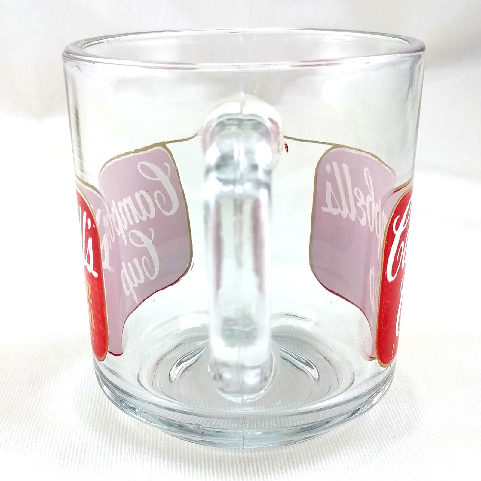 Anchor Hocking Campbell's Cup Clear Glass 6oz Soup Mix Mug ~ Made in the USA