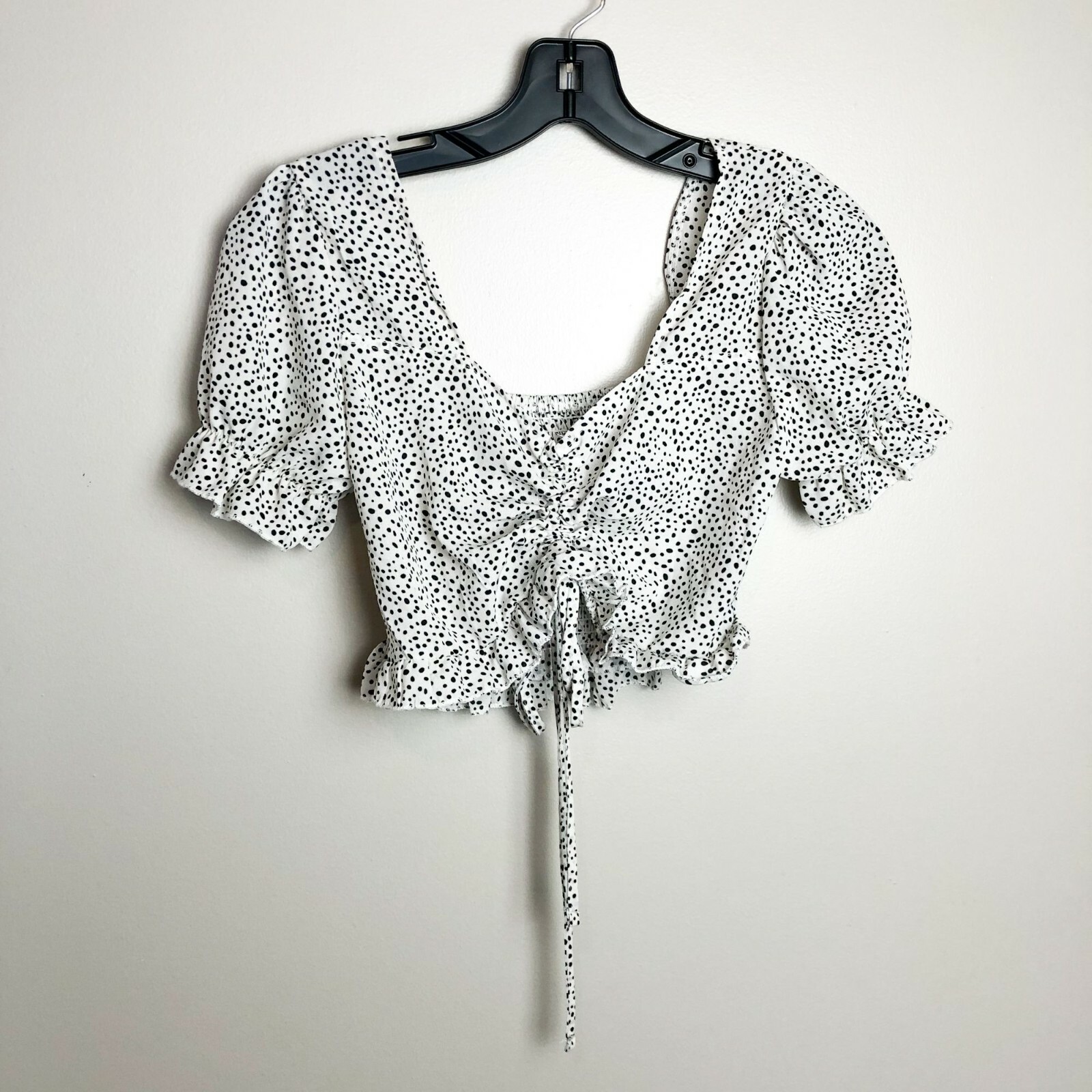 shein polka dot top