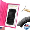 Eyelash Extensions 0.15mm Thickness Classic Lash Extensions J Curl Lashes Mix 7-15mm Pestañas Pelo a Pelo Matte Black Classic Lashes Soft Lash Trays Individual Lashes Professional Use(0.15-J,7-15mm)