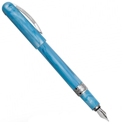 Visconti Fountain Pen Breeze Blueberry Resin Magnetic Cap, Medium KP08-05-FPM