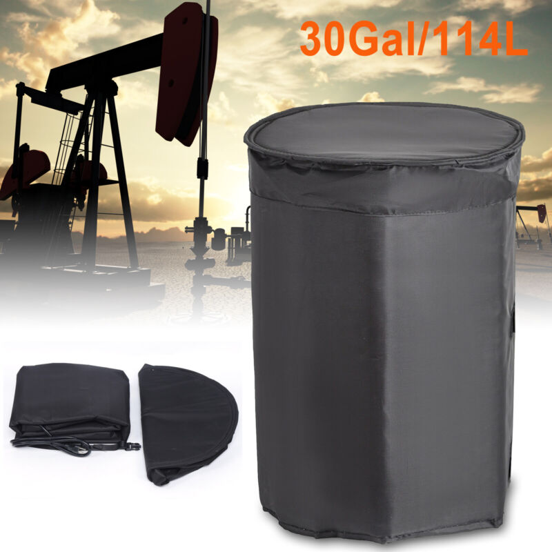 30 Gallon 110v Barrel Heating Blanket Drum Thermal Blanket Propane Storage