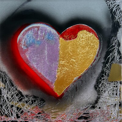 Pop Art Heart Artwork By Giosetta Fioroni 50X50