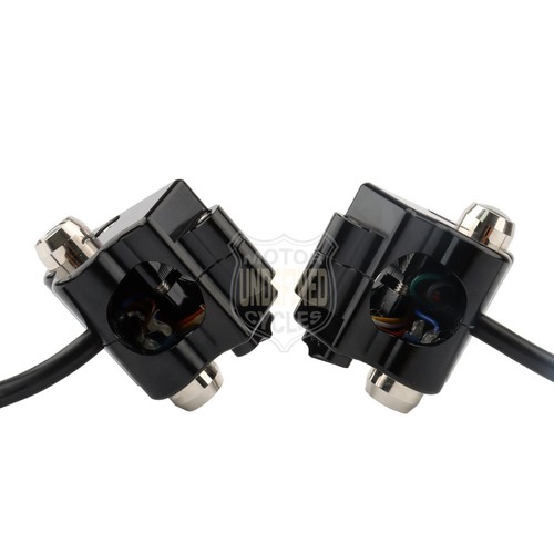 1" Bar Universal Handlebar Switch Horn Button Controls for Harley Chopper Bobber