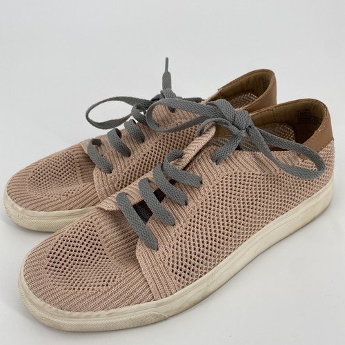 LUCKY BRAND Shoes LP Luika Women&rsquo;s Pink Mesh Knit Lace Up Sneakers Size 7