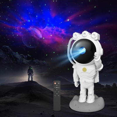 Astronaut Galaxy Projector,Starry Nebula Ceiling Lamp with Timer and Remote, ...