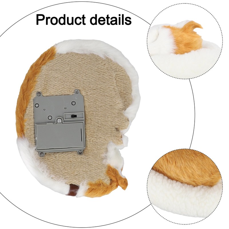 Realistisches Katzen-Pl��Schtier Mit Atemfunktion Weiches Stofftier Elektronisch