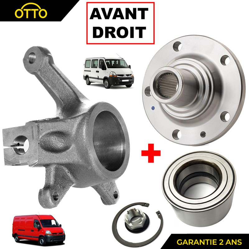 Roulement De Roue FusÃ©E Porte Moyeu Avant Droit Passager Pour Renault Master 2