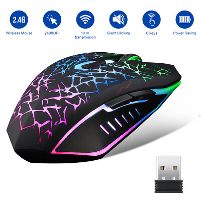 7 Color Led Backlit Rechargeable For Pc