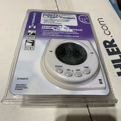 Intermatic Digital Lamp Timer, PLUG IN LAMP DAILY/WEEKLY/WEEKEND/ EVENT TIMER C5