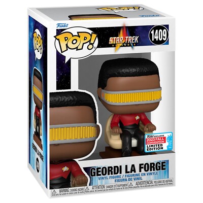 Funko POP! Geordi La Forge Star Treck Universe #1409 NEW INHAND FASTSHIP
