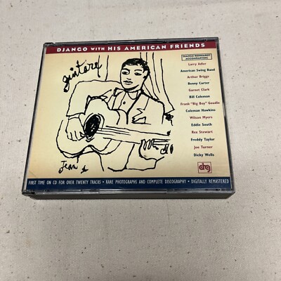 With His American Friends [Box] by Django Reinhardt (CD, Jul-1998, 3 Discs, DRG