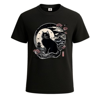 Kawaii Cat Anime Japanese Darkness Gift Men's T Shirt Funny Party Shirt Top