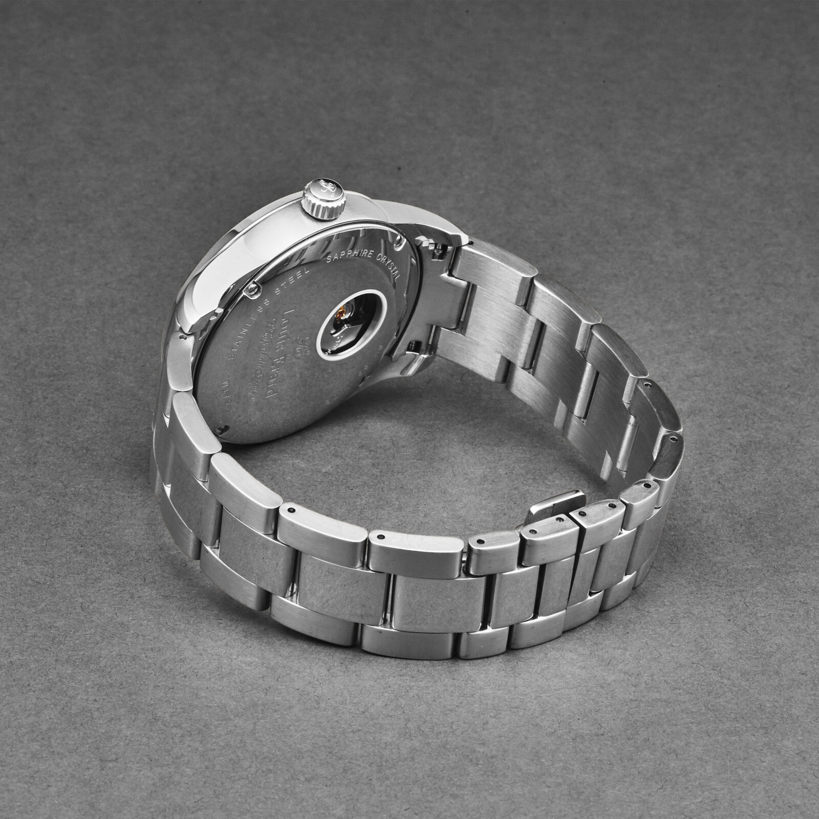 Pre-owned Louis Erard Louiserard Heritage, M, S/s, Sil-d,s/s-b,m A
