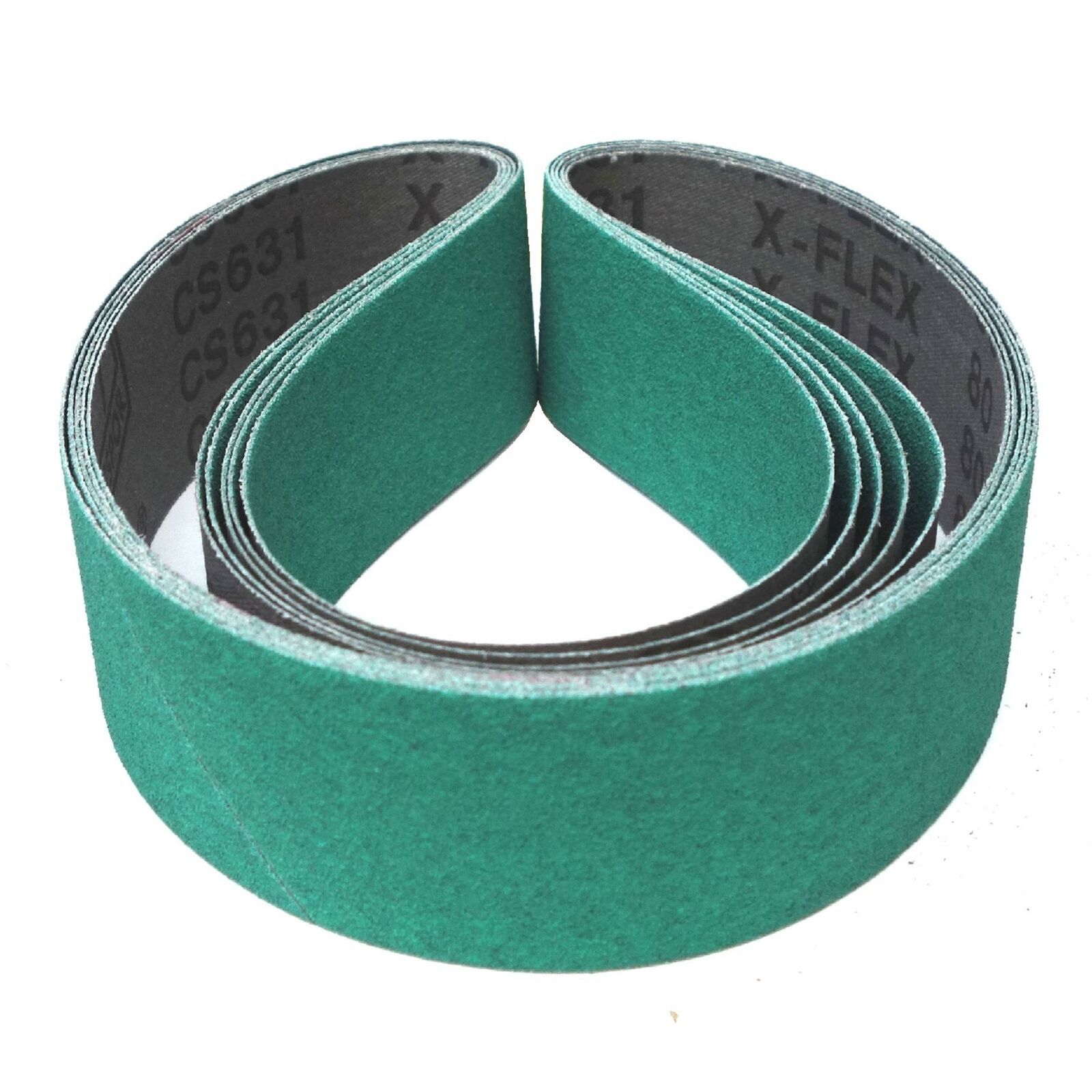 SALI Nastri Abrasivi, 10 Pezzi, 75 X 533 Mm, Grana 80, Per